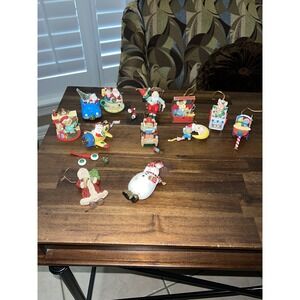 Traditions Santa Elf Bear Mouse  TLC  Christmas Ornament Set